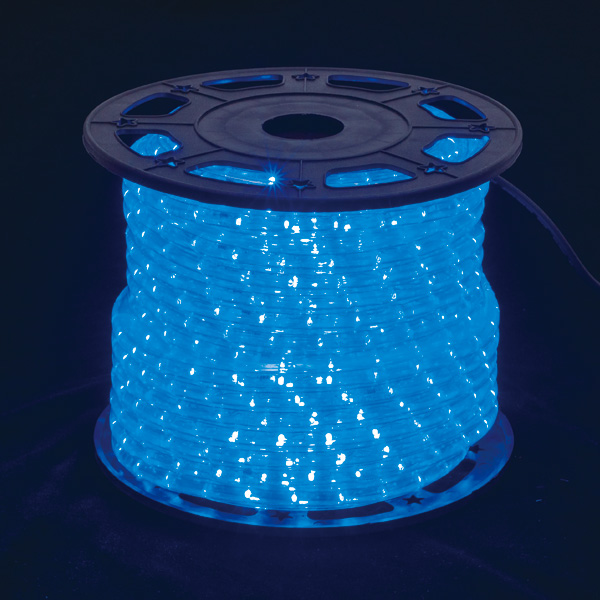 新360°発光ロープライトII ブルー　イルミネーション　LEDチューブライト