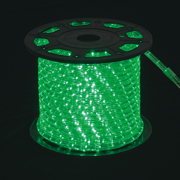 新360°発光ロープライトII グリーン　イルミネーション　LEDチューブライト