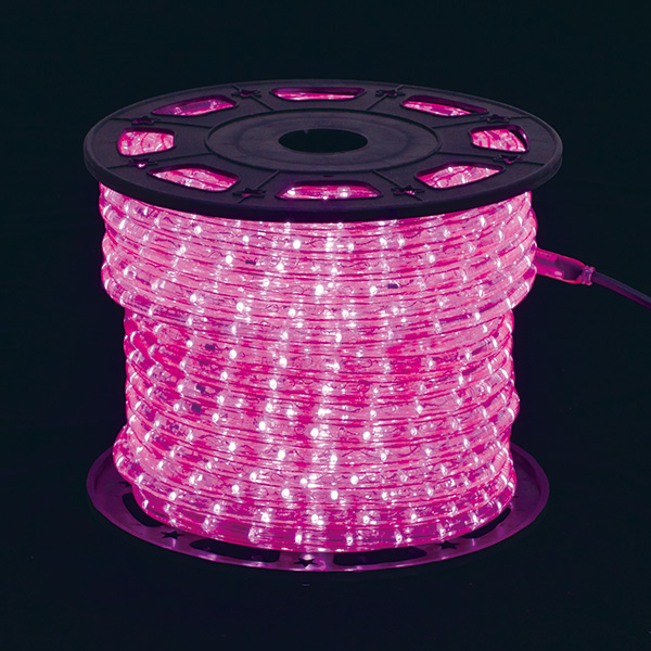 新360°発光ロープライトII  ピンク　イルミネーション　LEDチューブライト