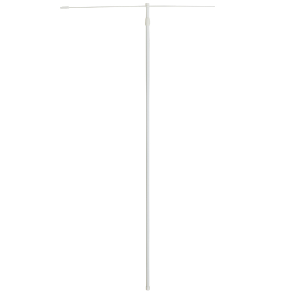 エコマルジャンボポール（4m強風用）φ25 ホワイト　店舗用品　展示・イベント用品　のぼりポール　直売所