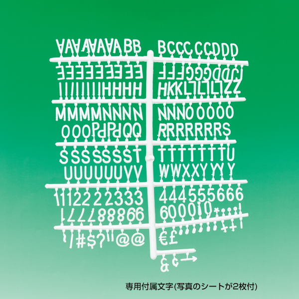 レターボード S  300角  ブラック  木目風　店舗用品　販促POP　メッセージボード 4枚目