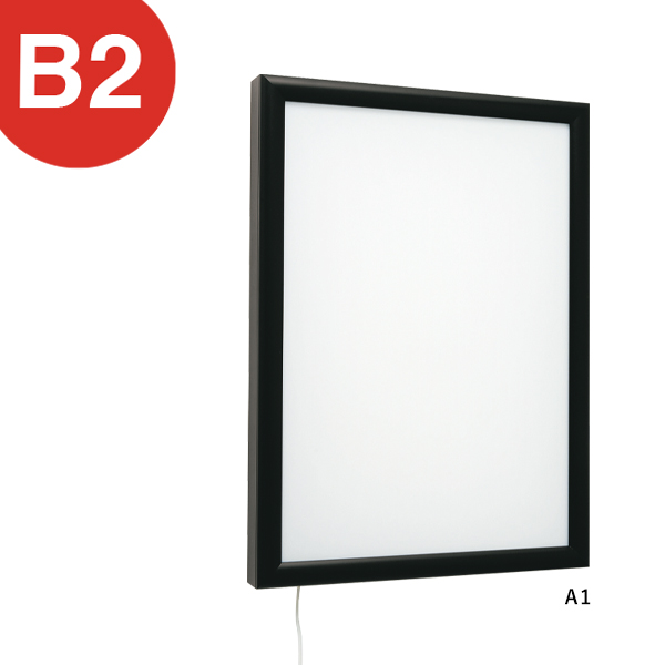 LED内照パネル FE999 B2 ブラック　店舗用品　b2サイズ