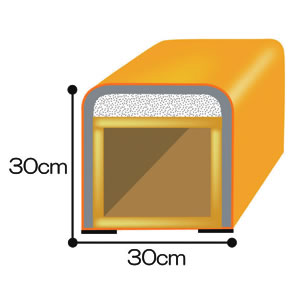 クッションベンチ30cm角タイプ(3畳) 3枚目