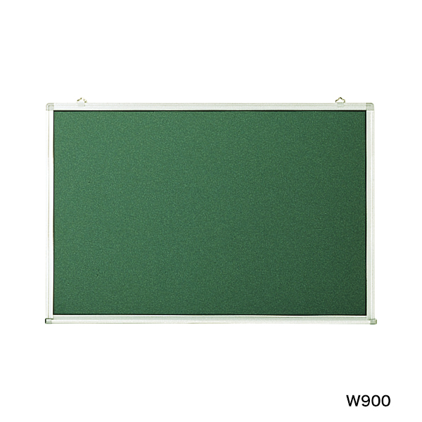 スチール黒板受けあり（グリーン）W600　店舗用品　ボード　学校　教室　工事　現場