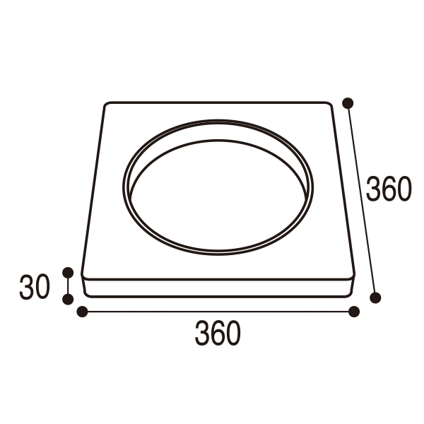 コーン用ベッド (1.5kg)  イエロー　安全用品・標識　保安用品　カラーコーン用品 2枚目