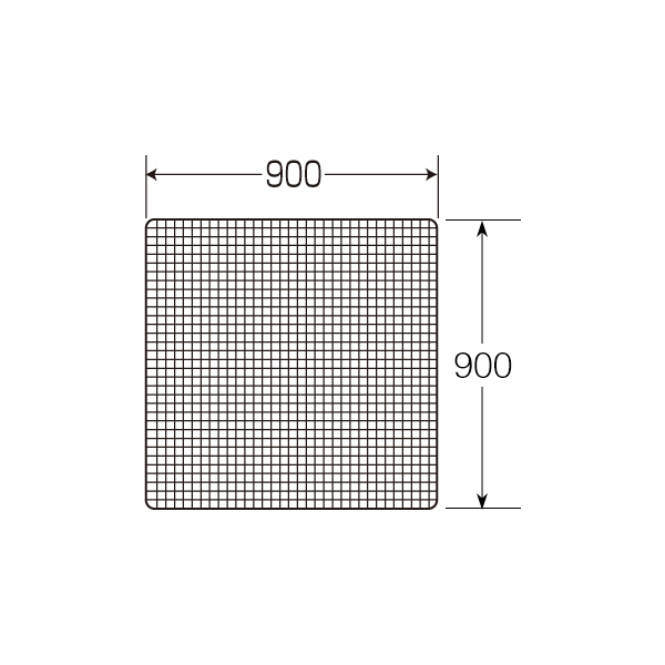 ネット 白（900×900）　店舗用品　販促用品　陳列什器 3枚目