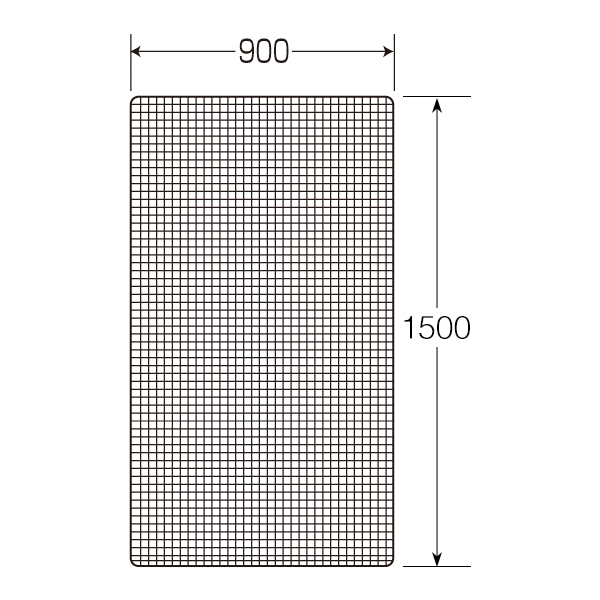 ネット 白（900×1500）　店舗用品　販促用品　陳列什器 3枚目