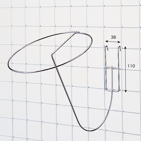 ネット用帽子掛けφ180（5本入）　店舗用品　販促用品　陳列什器　ネット什器用オプション