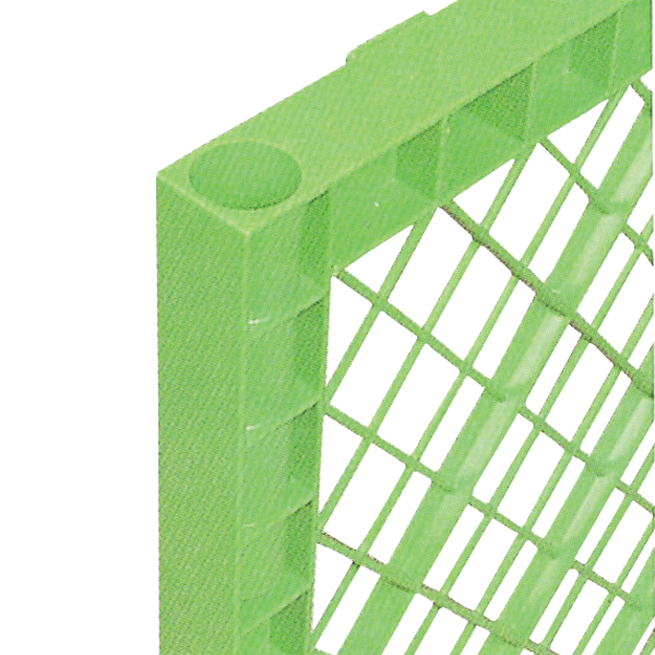 プラスチックフェンス (タンクベース別売) 緑　店舗用品　ロードサイン　安全用品・標識　バリケード看板