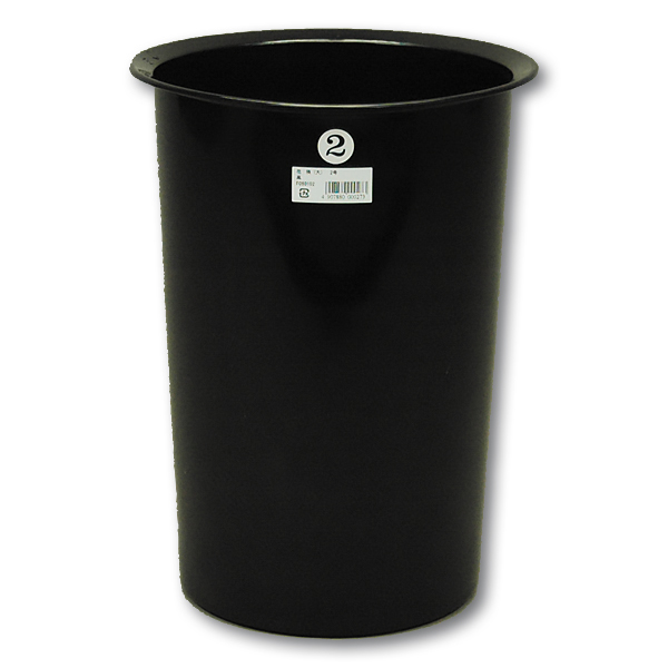セロンPOT（花桶）F0601（大）2号ブラック