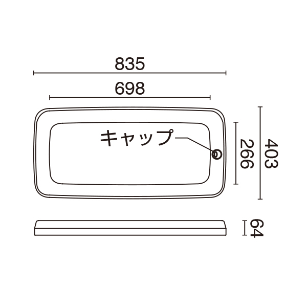 キューブロードサイン専用ウエイト720（注水式） 2枚目