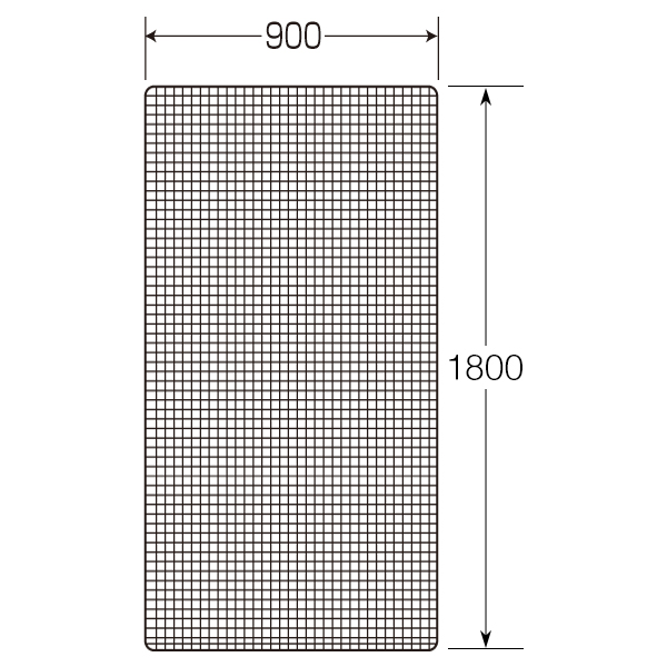 ネット 白（900×1800）　店舗用品　販促用品　陳列什器 3枚目