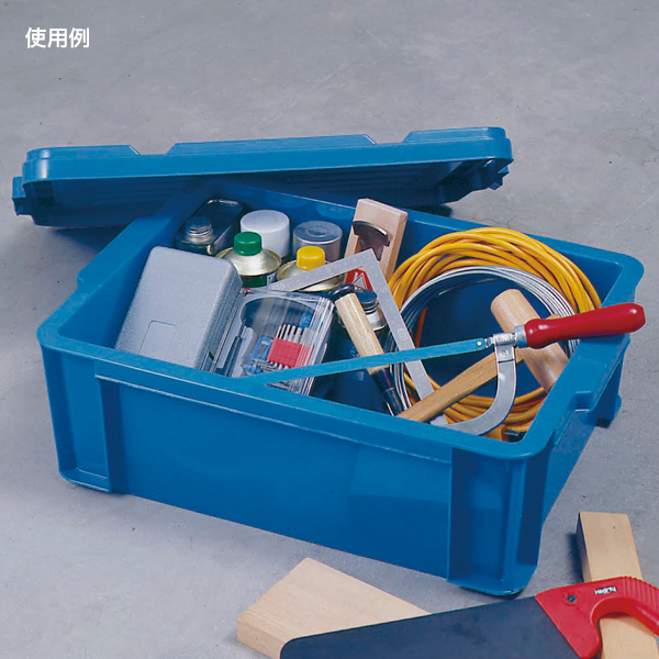 BOXコンテナ用フタ C-4.5 ブルー 3枚目