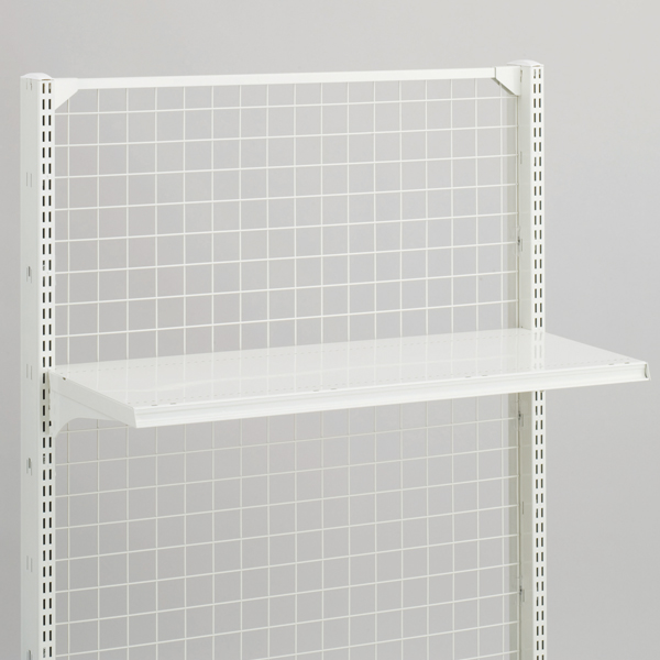 スチール什器用棚板セット W900×D250 ホワイト　店舗用品　販促用品　陳列什器