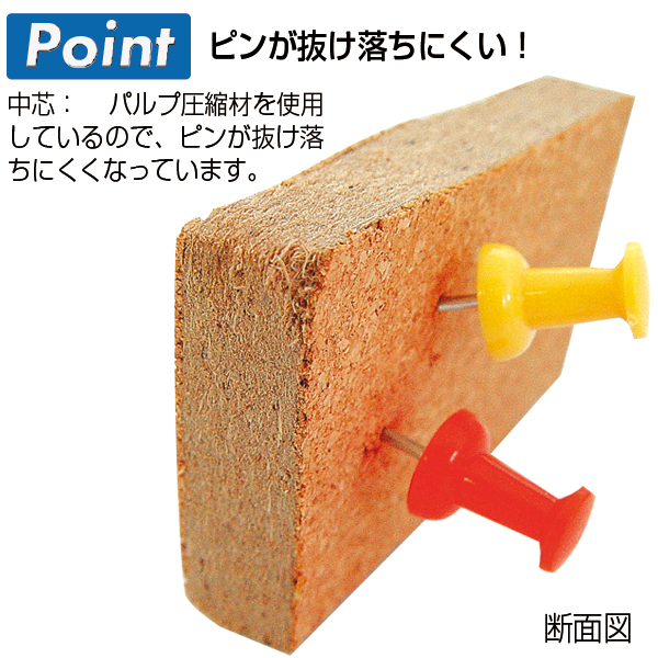 【在庫限り】コルクボード(S)  450×300　店舗用品　販促POP　メッセージボード 2枚目