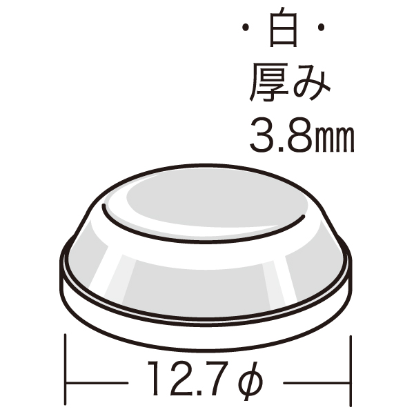 涙目クッション GRS-127　店舗用品　販促用品　陳列什器　ガラス棚　滑り止め 2枚目