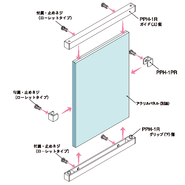 パネルハンガー PPH-1R-620 A1タテ 5枚目