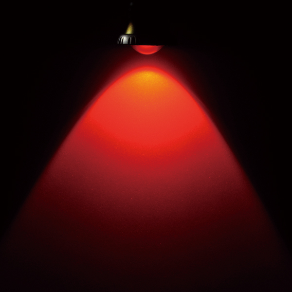 【在庫限り】ズーム電球LUCE交換レンズ 赤　店舗用品　演出・ディスプレイ什器　照明器具 2枚目