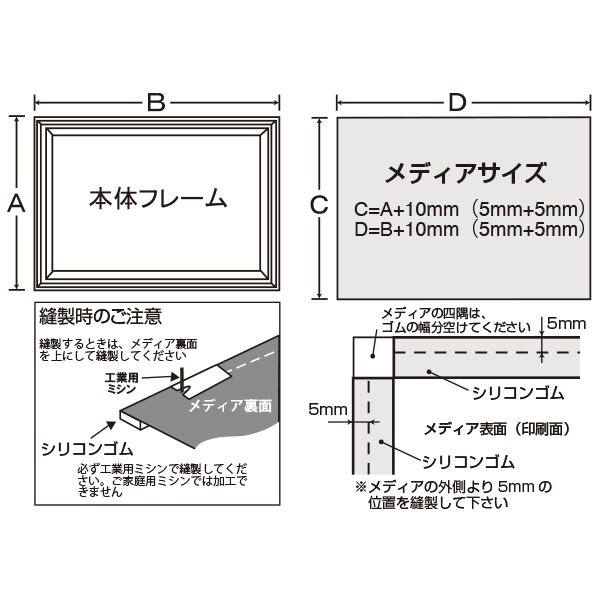 LEDテックスフレーム 900×1500両面セット 6枚目