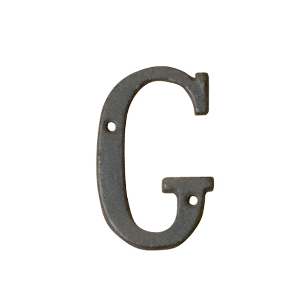 アイアンアルファベット G　店舗用品　販促用品　切文字　看板　木製ボード
