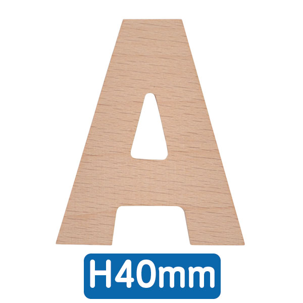 AtoZアルファベット 40mm 「A」　店舗用品　販促用品　切文字　看板