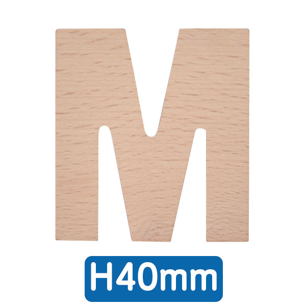 AtoZアルファベット 40mm  「M」　店舗用品　販促用品　切文字　看板