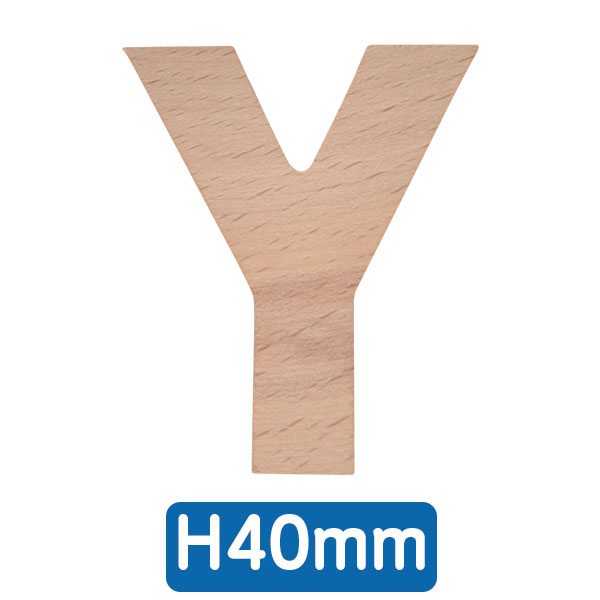 AtoZアルファベット 40mm   「Y」　店舗用品　販促用品　切文字　看板