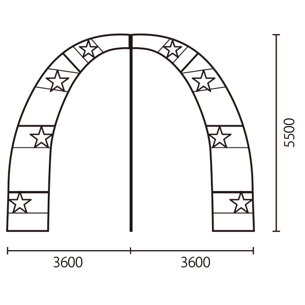 LEDデコレーションアーチ 6枚目