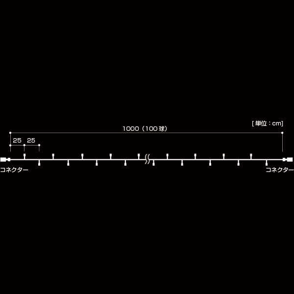 2芯フラッシュストリングライト 3枚目