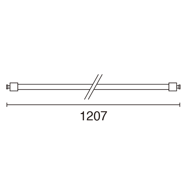 パイプパーテーション LP-1200 クローム 3枚目