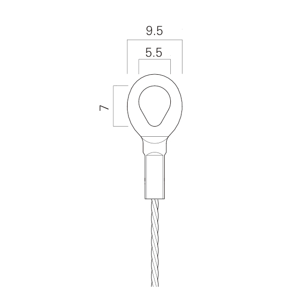 ミニハンガーセットA φ1.2mm  1m　店舗用品　展示用品 3枚目