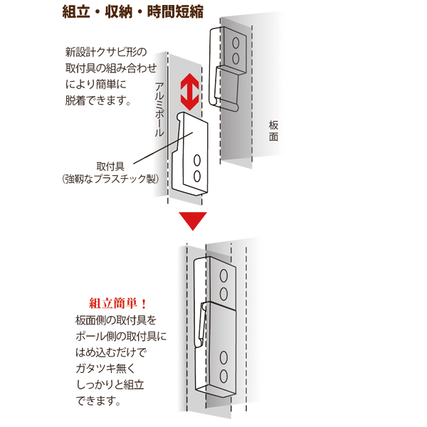 AR連結ボード 掲示板タイプ  2100×900 グリーン 4枚目