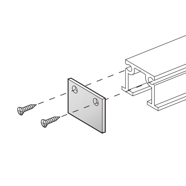 CR-1(S)    L/R2枚セット ホワイト　店舗用品　展示用品