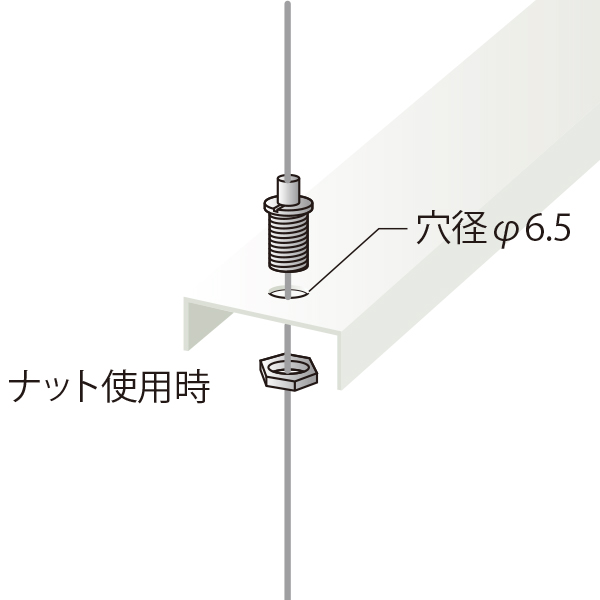 軽量用棚ロックネジSS SH-6 3枚目