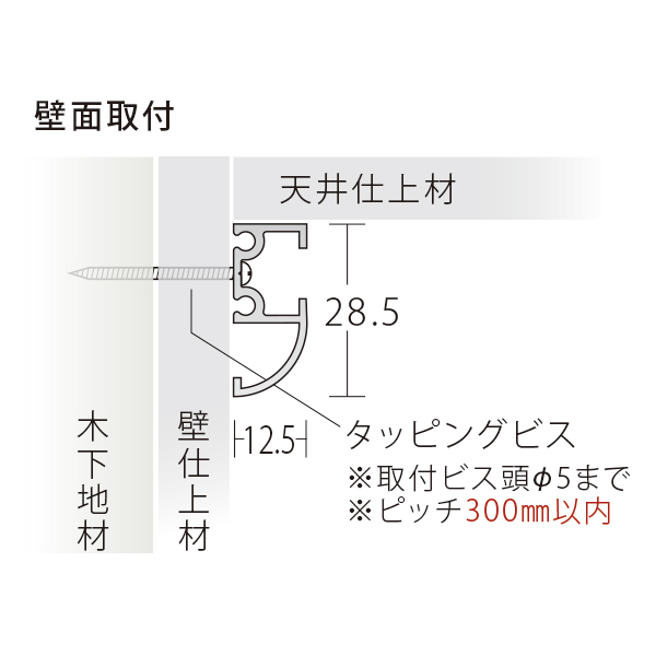 PA-1Nレール シルバー　店舗用品　展示用品 4枚目