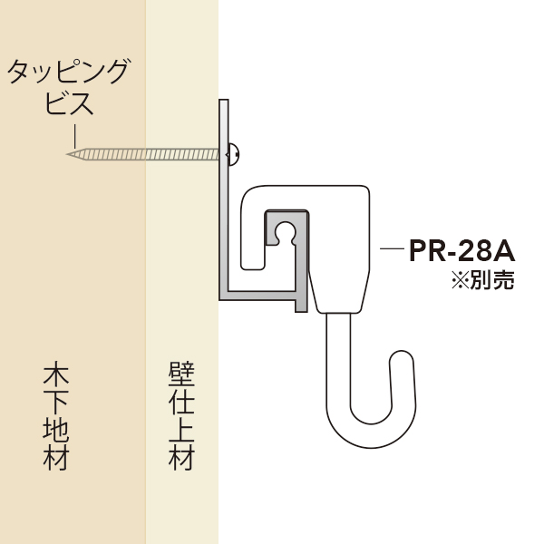 PR-12レール L3000  シルバー　店舗用品　展示用品 3枚目