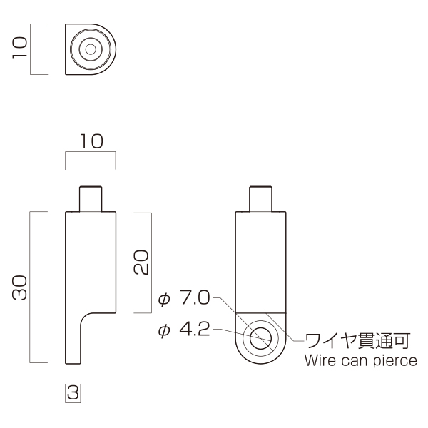 ラインプロップ 軽量用 TAZ-01　店舗用品　展示用品 2枚目