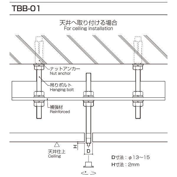 ラインプロップ 中軽量用 TBB-01　店舗用品　展示用品 4枚目