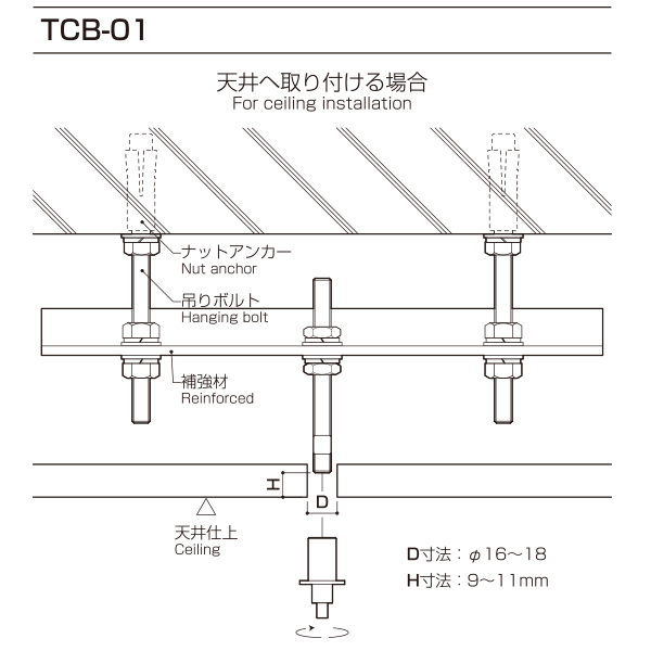 ラインプロップ 中量用 TCB-01　店舗用品　展示用品 4枚目