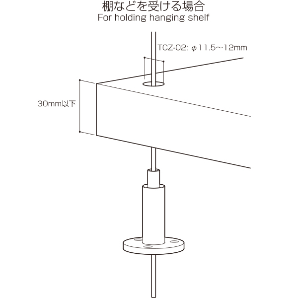 ラインプロップ 中量用 TCZ-02　店舗用品　展示用品 6枚目