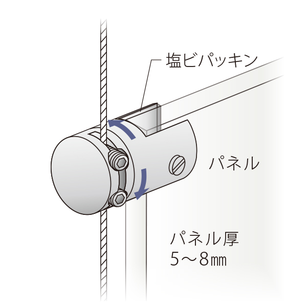 PS-30 パネルホルダーシングル　店舗用品　展示用品 4枚目