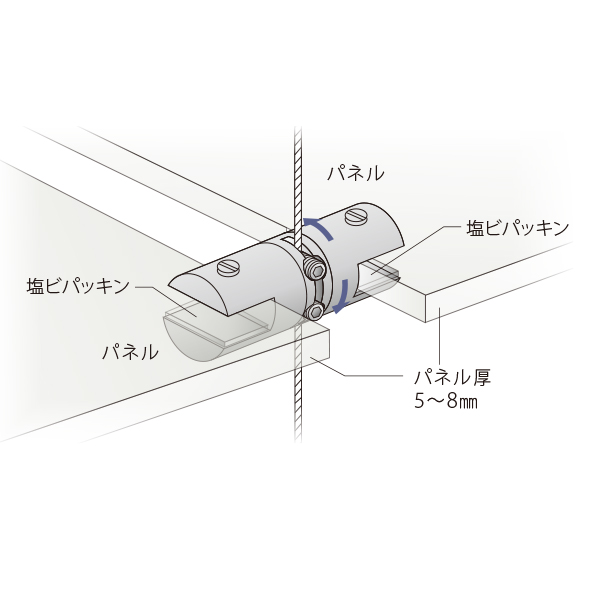 PW-20 パネルホルダーダブル　店舗用品　展示用品 3枚目