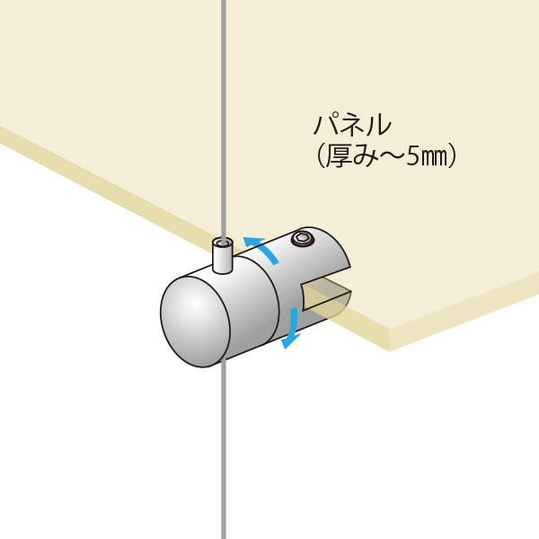 PS-10 パネルホルダーシングル　店舗用品　展示用品 3枚目