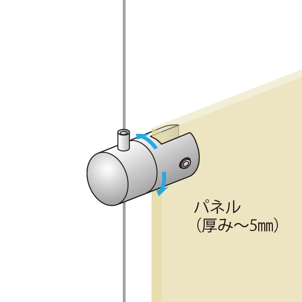 PS-10 パネルホルダーシングル　店舗用品　展示用品 4枚目