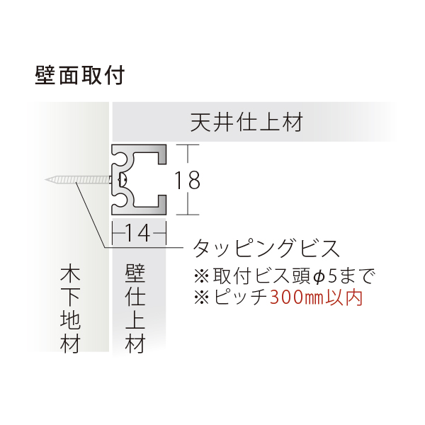 PR-10レール L3000 ホワイト　店舗用品　展示用品 4枚目