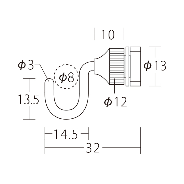 PR-19レールフック ブラック 16.18ｍｍ幅用 店舗用品 展示用品 2枚目