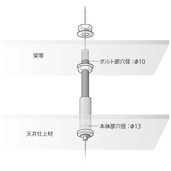 CH-9 天井ロック　店舗用品　展示用品 3枚目