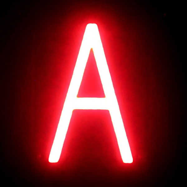 ABCブライト アルファベット A　店舗用品　販促用品　切文字　看板　LED 2枚目