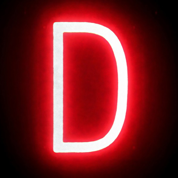 ABCブライト アルファベット D　店舗用品　販促用品　切文字　看板　LED 2枚目