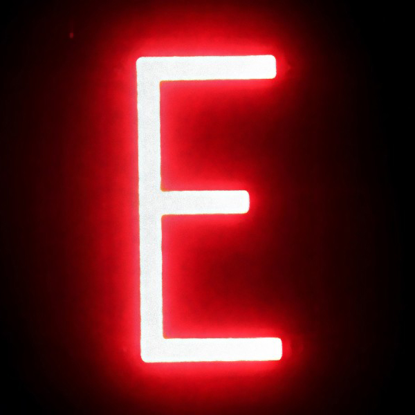 ABCブライト アルファベット E　店舗用品　販促用品　切文字　看板　LED 2枚目